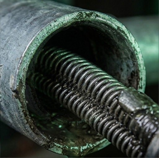 Udrażnianie rur sprężyną elektromechaniczną